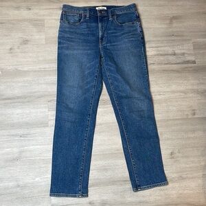 Madewell Blue Straight Leg Jeans Classic Fit